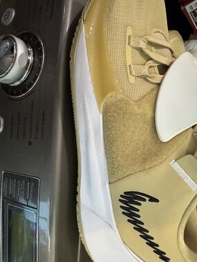 Kevin Durant Tan Casual Sneaker with Black Script Accent